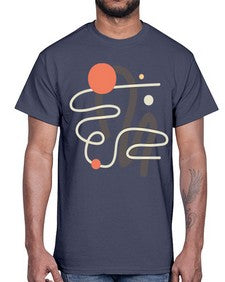 Abstract Shape 198#- art pop art- Cotton Tee