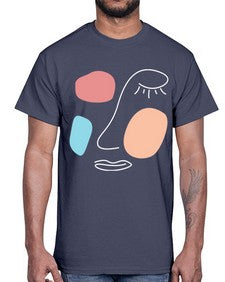 Abstract Shape 201#- art pop art- Cotton Tee
