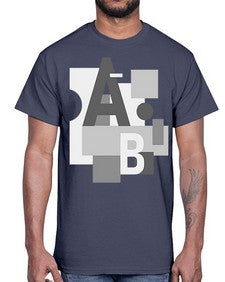 Abstract Shape 215#- art pop art- Cotton Tee