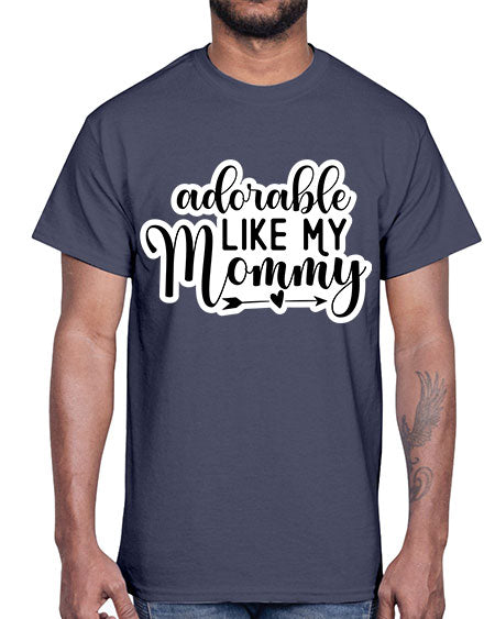 Adorable Like My Mommy 269#- baby- Cotton Tee