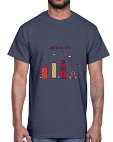 AkronOH 285#- cities- Cotton Tee