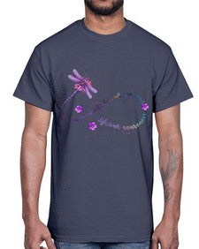 Alzheimer Awareness Dragonfly Remember 1#- alzheimers- Cotton Tee