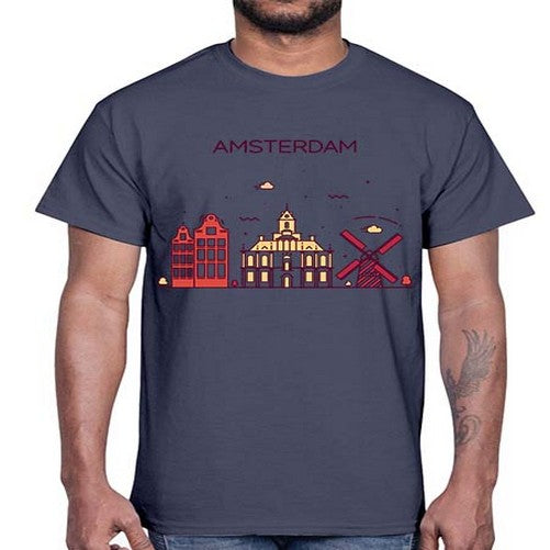 Amsterdam 321#- cities- Cotton Tee