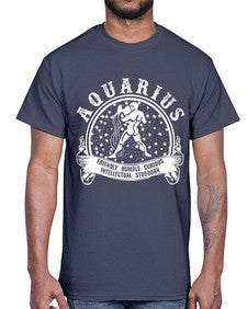 Aquarius 43#- aquarius- Cotton Tee