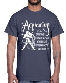 Aquarius 68#- aquarius- Cotton Tee