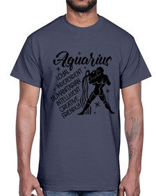 Aquarius 72#- aquarius- Cotton Tee
