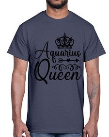 Aquarius queen 74#- aquarius- Cotton Tee