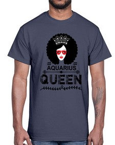 Aquarius queen 75#- aquarius- Cotton Tee