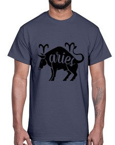 Aries 104#- aries- Cotton Tee