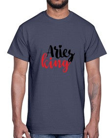Aries king 96#- aries- Cotton Tee