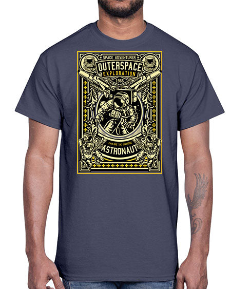 Astronaut Outerspace Exploration 36#- space- Cotton Tee