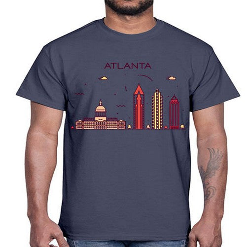 Atlanta 374#- cities- Cotton Tee