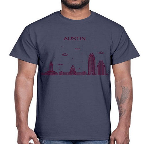 AustinTX 380#- cities- Cotton Tee