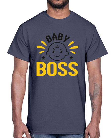 Baby Boss Style 22#- baby shower- Cotton Tee