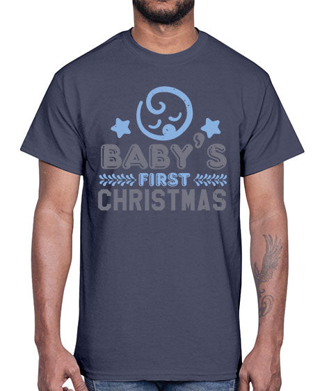 Baby First Christmas Style 25#- baby shower- Cotton Tee
