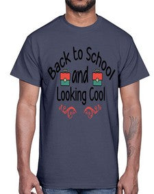 Back to School and Looking Cool 17#- general school- Cotton Tee