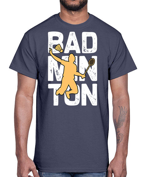 Bad 1452#- badminton- Cotton Tee