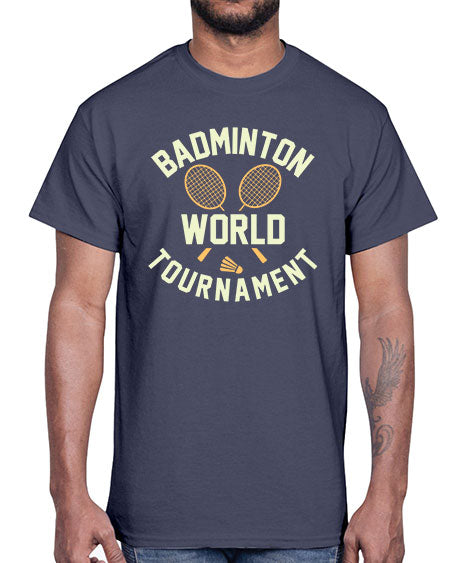 Badminton 1449#- badminton- Cotton Tee