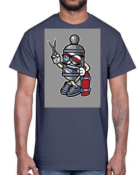 Barber Skater589#- barber- Cotton Tee
