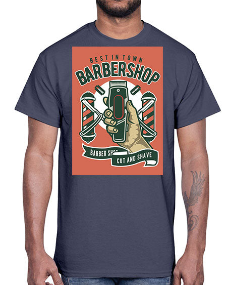 Barbershop590#- barber- Cotton Tee