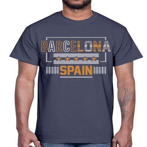 Barcelona 414#- cities- Cotton Tee