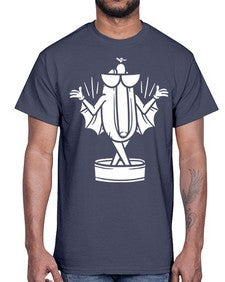 Bat hotdog 11#- cartoon food- Cotton Tee