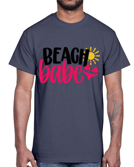 Beach Babe Style 52#- summer- Cotton Tee