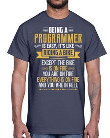 Being a Programmer 3#- computer- Cotton Tee
