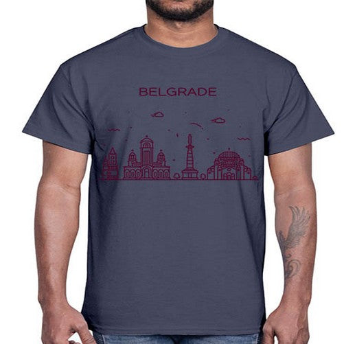 Belgrade 438#- cities- Cotton Tee