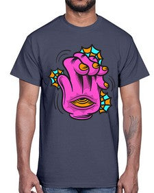 Bored high five 23#- cartoon general- Cotton Tee