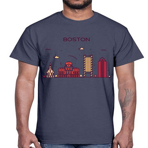 Boston 481#- cities- Cotton Tee
