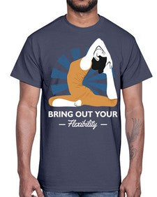 Bring Out Your Flexibility 185#- yoga- Cotton Tee