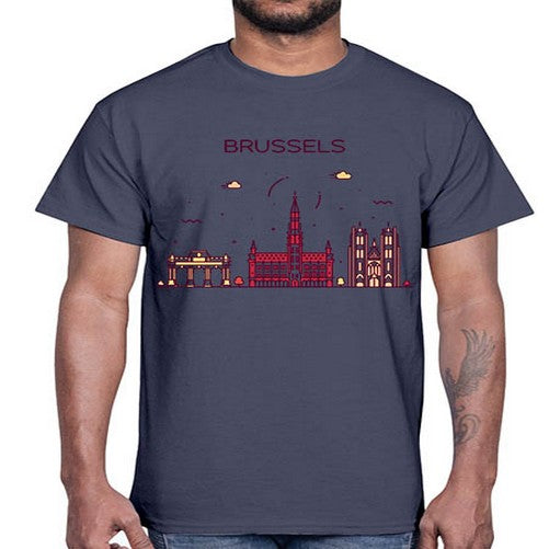 Brussels 508#- cities- Cotton Tee