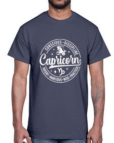 Capricorn 191#- capricorn- Cotton Tee