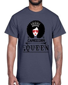 Capricorn queen 197#- capricorn- Cotton Tee
