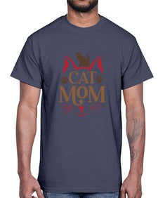 Cat Mom Style 6#- cats- Cotton Tee