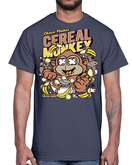 Cereal Monkey- monkey- Cotton Tee