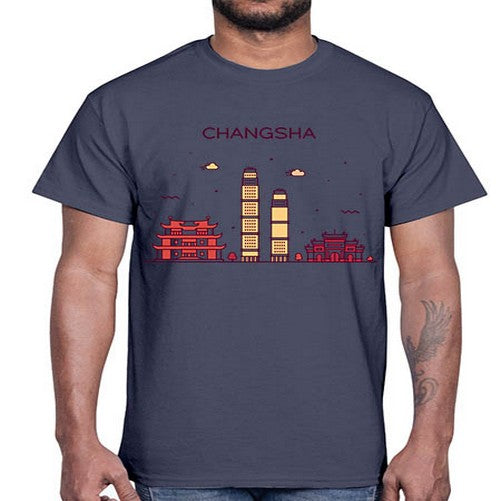 Changsha 555#- cities- Cotton Tee