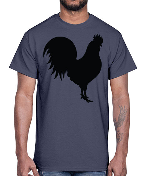 Chicken Silhouette 1#- chicken- Cotton Tee