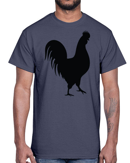Chicken Silhouette 2#- chicken- Cotton Tee