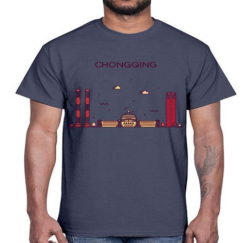 Chongqing 583#- cities- Cotton Tee