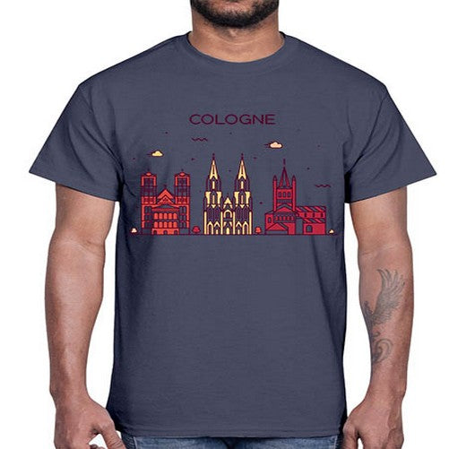 Cologne 595#- cities- Cotton Tee