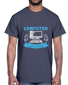 Computer whisperer 53#- computer- Cotton Tee