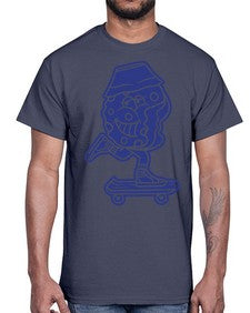 Cookies skating 75#- cartoon food- Cotton Tee