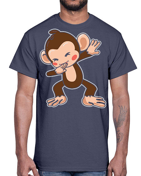 Dabbing Money 5#- monkey- Cotton Tee