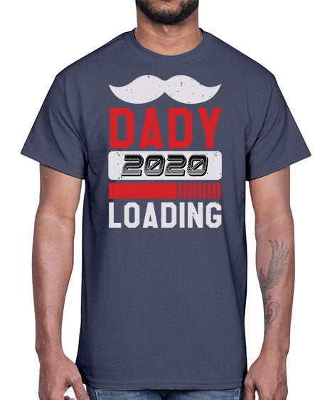 Dady Loading Style 70#- baby shower- Cotton Tee