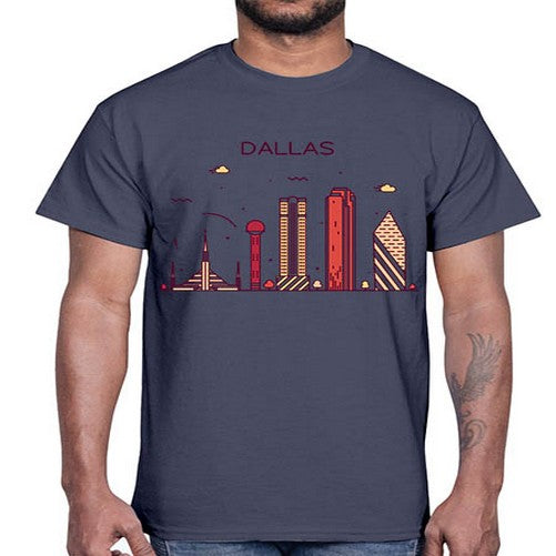 Dallas 646#- cities- Cotton Tee