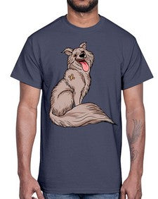 dog 98#- dogs- Cotton Tee