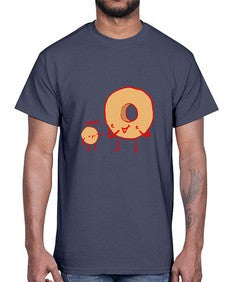 Donuts 5#- cartoon food- Cotton Tee