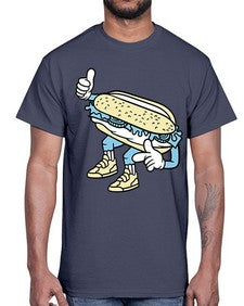 Enjoy bite me 119#- cartoon food- Cotton Tee
